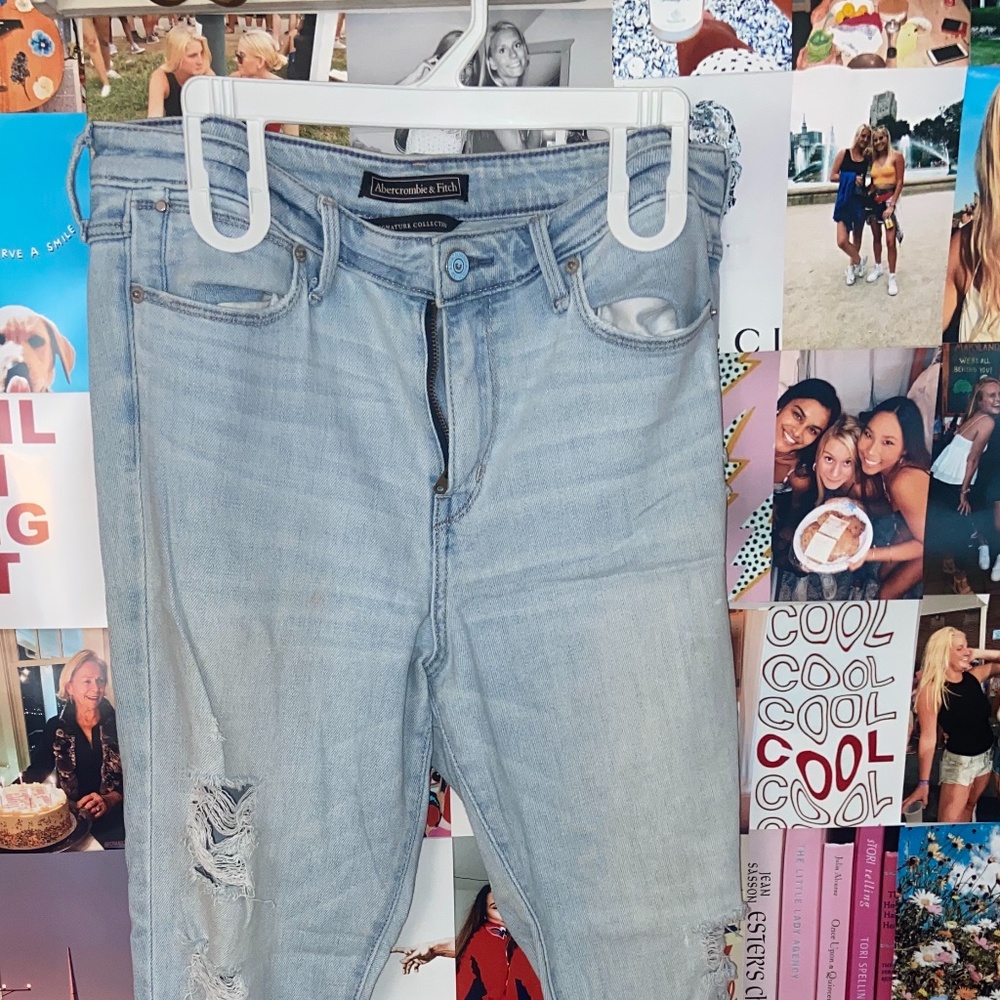 Abercrombie Distressed Skinny Jeans